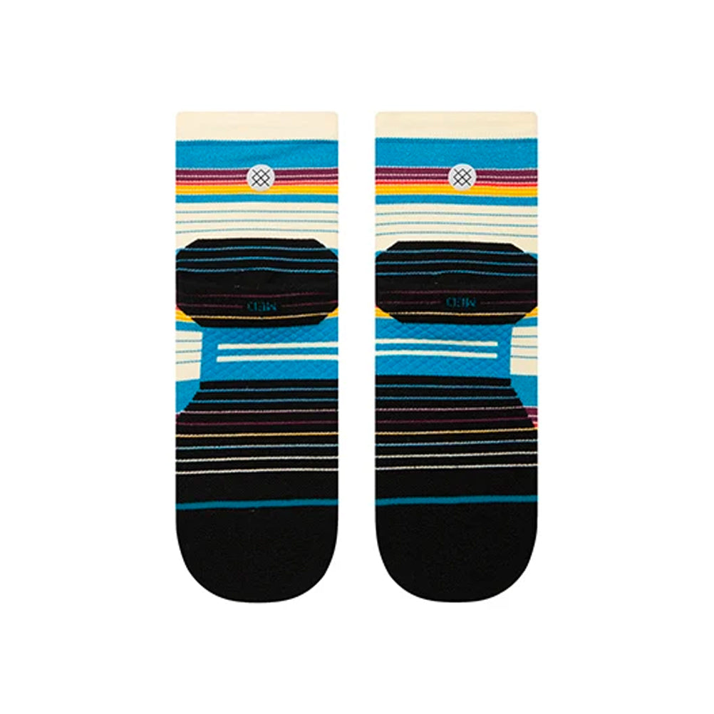 Stance Ralph Unisex Quarter Running Sock - Blue/Multi