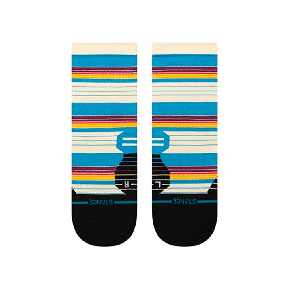 Stance Ralph Unisex Quarter Running Sock - Blue/Multi