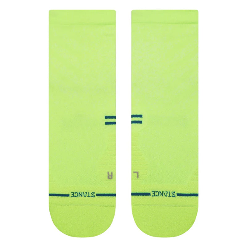 Stance Run Light Unisex Quarter Running Sock - Volt