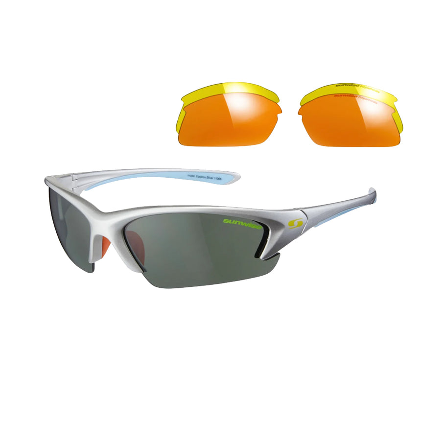 Sunwise Equinox Running Sunglasses - Silver