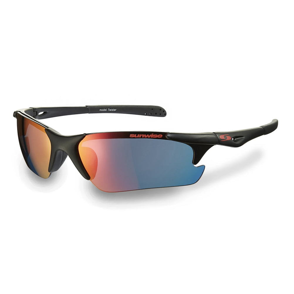 Sunwise Twister Running Sunglasses- Black