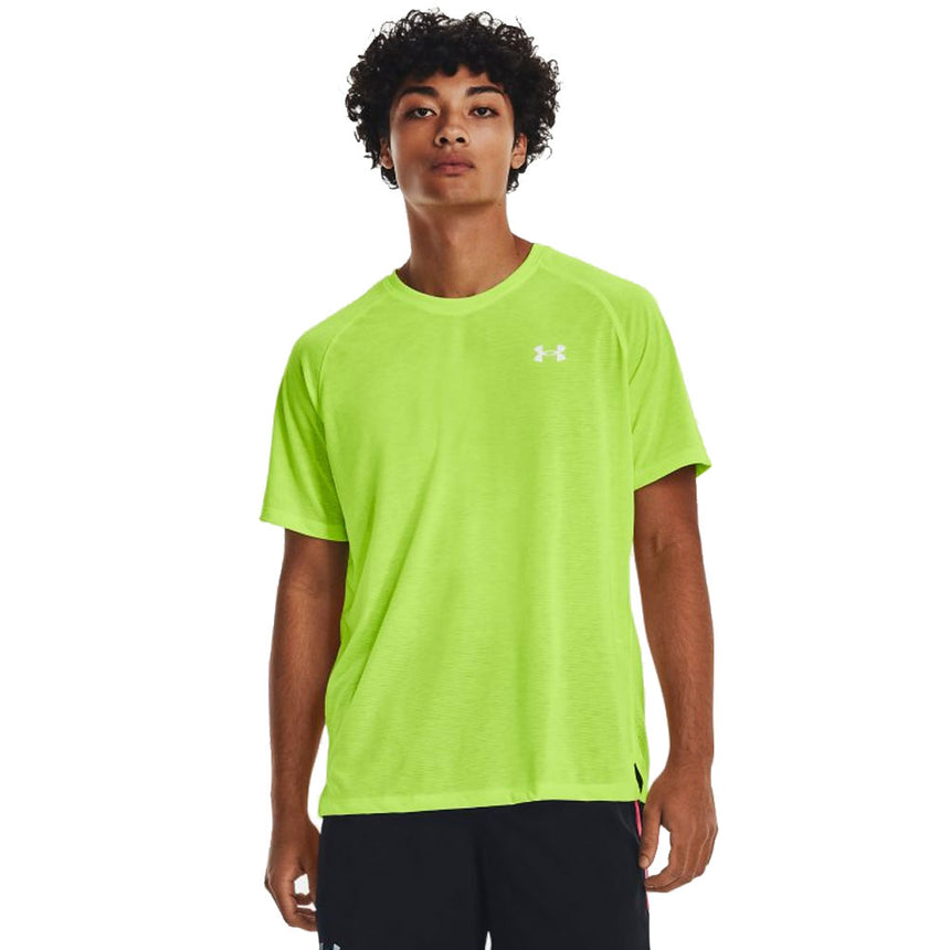 Under Armour Streaker Short Sleeve Men's Running Top - Lime Surge