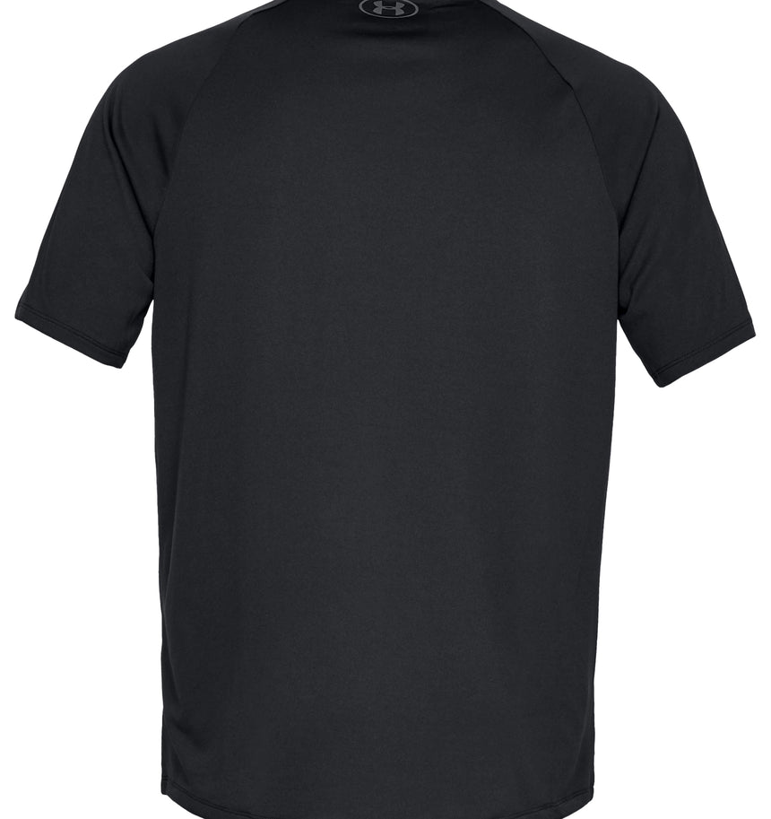 Under Armour Tech 2.0 Short Sleeve Men's Running Top - Black/Graphite
