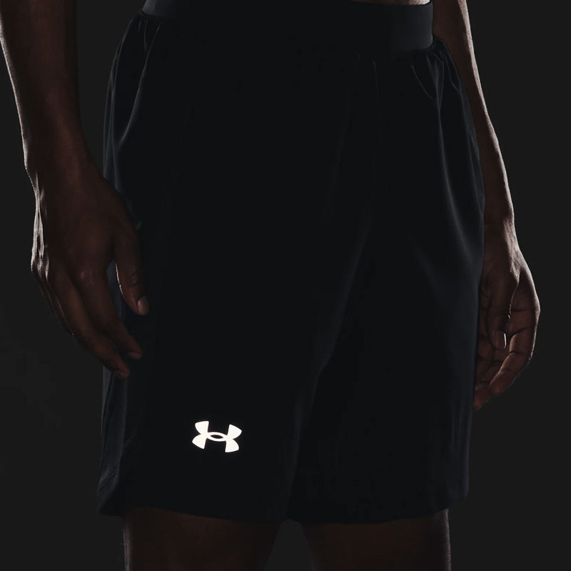 Under Armour Launch 5 Inch 2in1 Men's Running Short - Black/Reflective