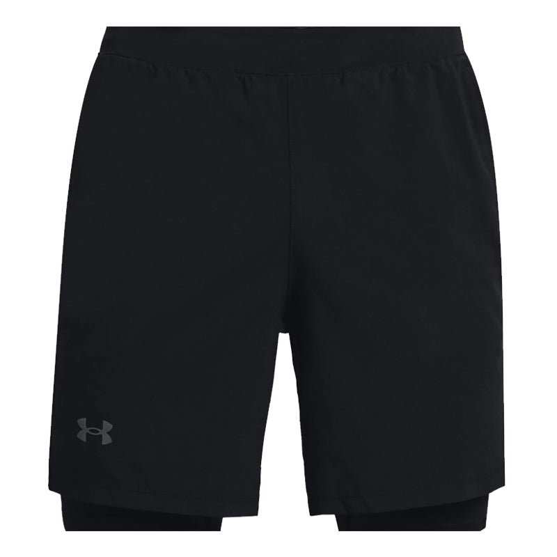 Under Armour Launch 5 Inch 2in1 Men's Running Short - Black/Reflective
