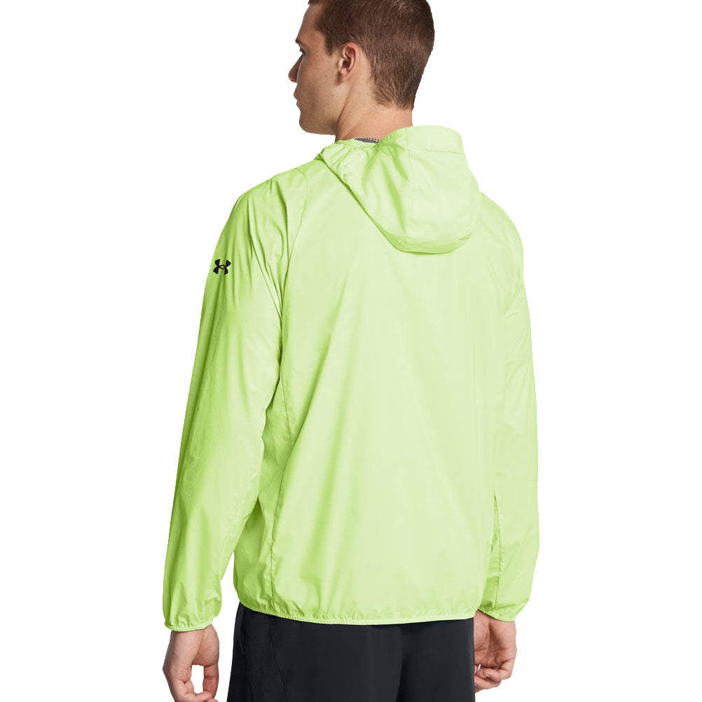 Under Armour Phantom Windbreaker Men's Running Jacket - Morph Green/Tetra Gray/Black