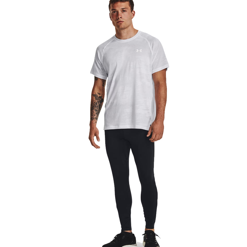 Under Armour Qualifier Elite Men's Running Tight - Black/Steel/Reflective