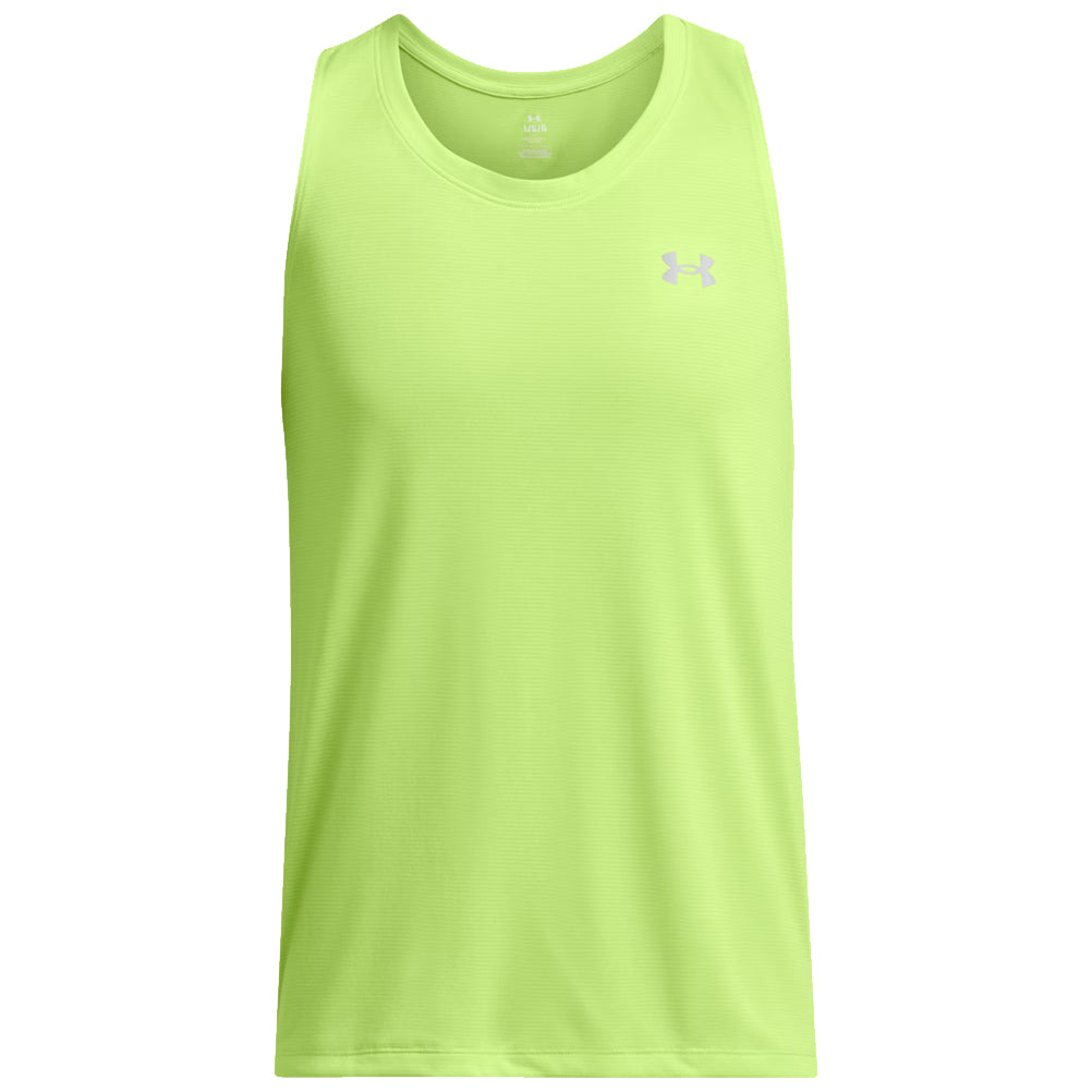 Under Armour Streaker Men's Running Singlet - Morph Green/Reflective