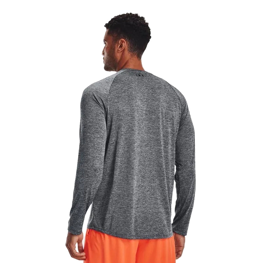 Under Armour Tech Long Sleeve Men's Running Top - Pitch Gray/Black