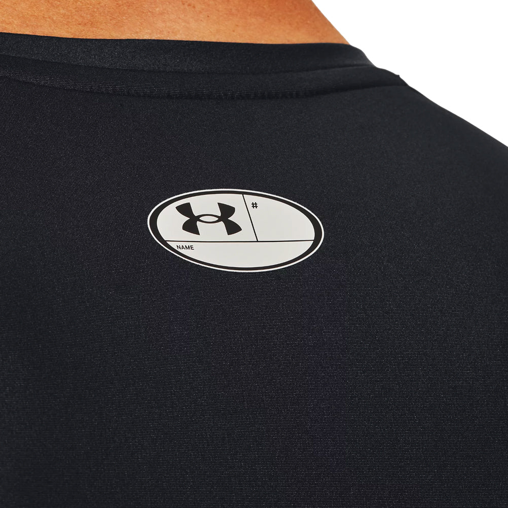 Under Armour Men's IsoChill Compression Long Sleeve Top - Black/Pitch Grey