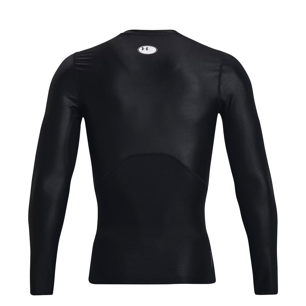 Under Armour Men's IsoChill Compression Long Sleeve Top - Black/Pitch Grey