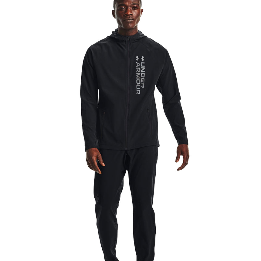 Under Armour OutRun the Storm Men's Running Jacket - Black/Reflective
