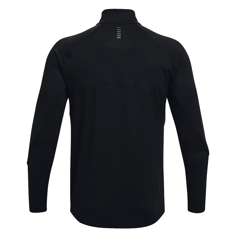 Under Armour Qualifier 2.0 Half-Zip Long Sleeve Men's Running Top - Black/Reflective