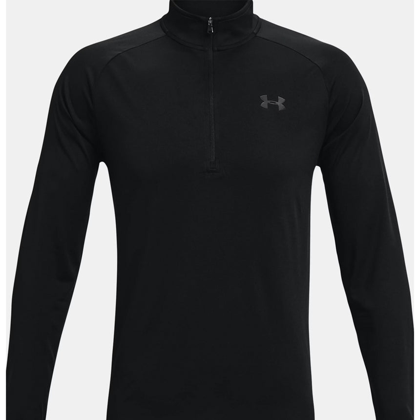 Under Armour Tech 2.0 Halfzip Men's Running Top - Black/Charcoal