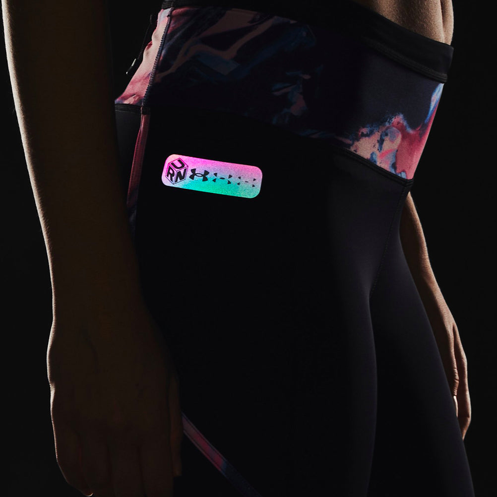 Under Armour Run Anywhere Women's Running Tight - Black/Reflective