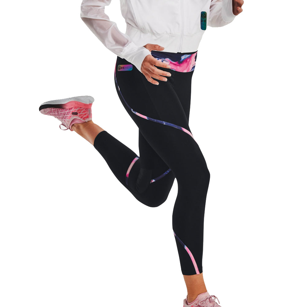 Under Armour Run Anywhere Women's Running Tight - Black/Reflective