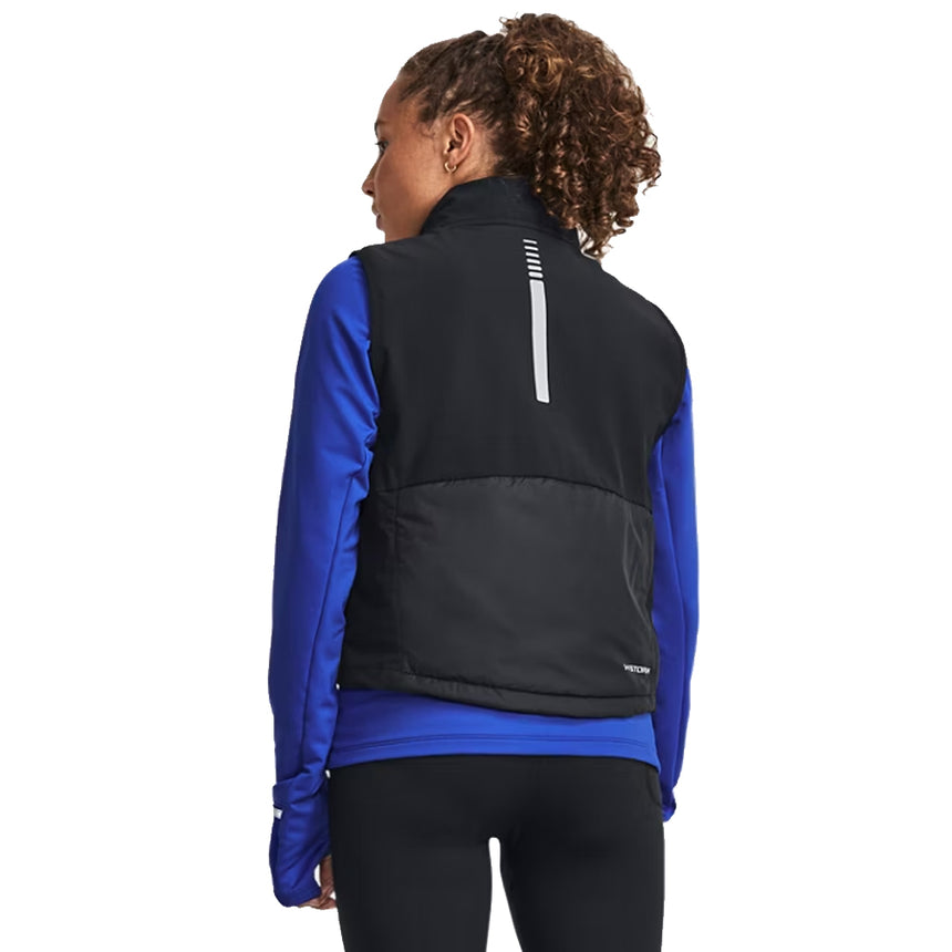 Under Armour Storm Run Vest Running Jacket - Black/Reflective