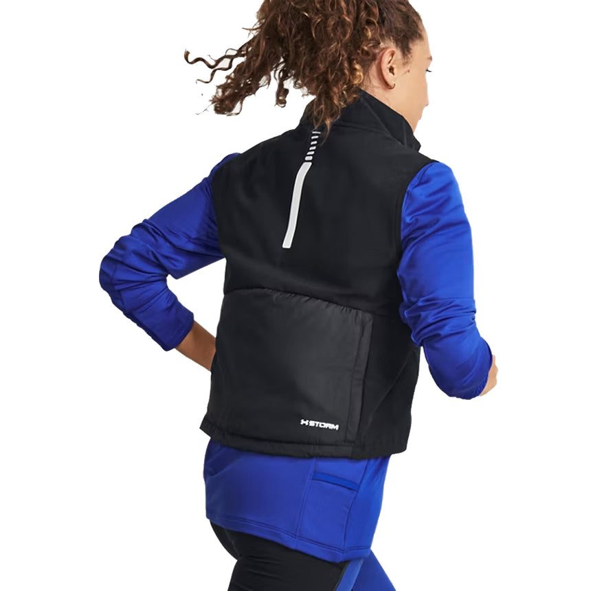 Under Armour Storm Run Vest Running Jacket - Black/Reflective