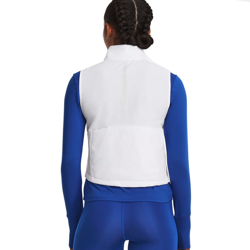 Under Armour Storm Run Vest Women's Running Jacket - White/Reflective