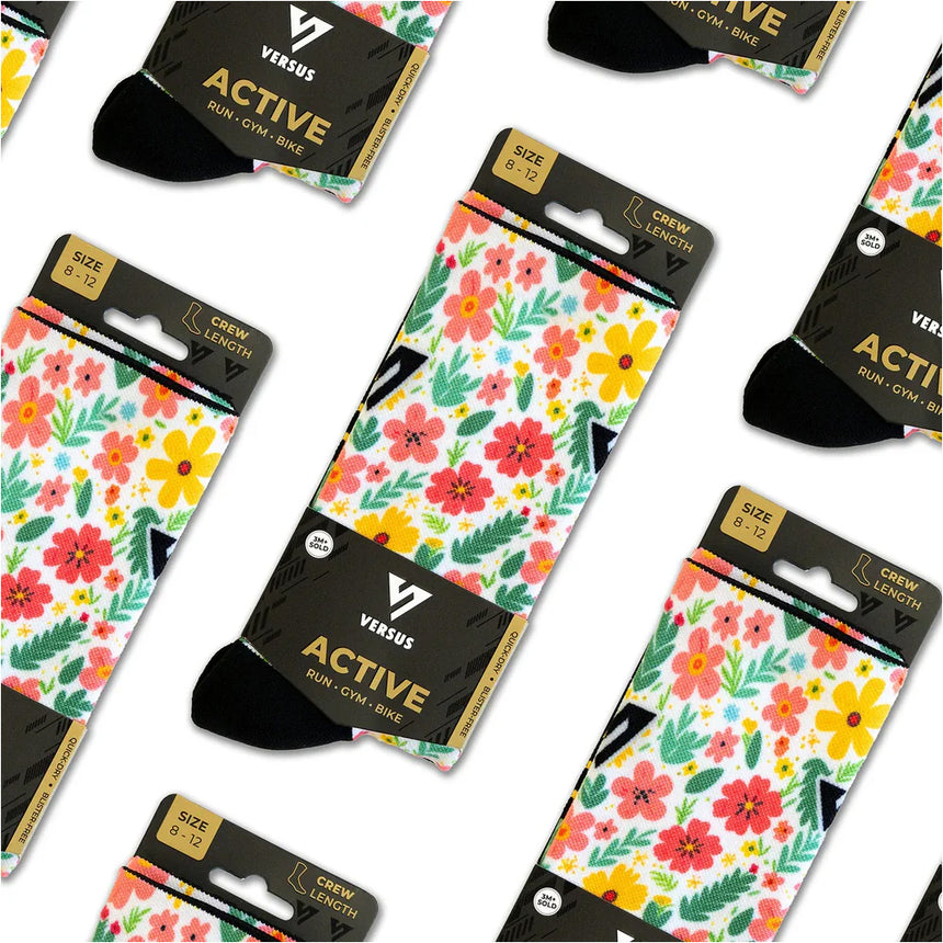 Versus Active Crew Sock - Garden Glow
