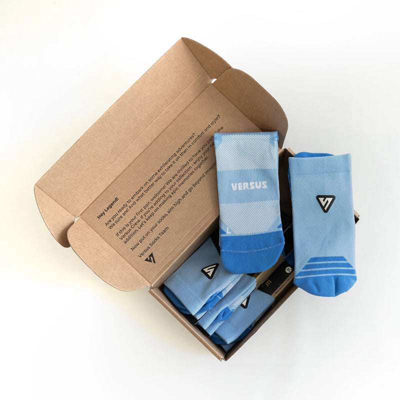 Versus Active Crew Tab Sock - Classic Blue