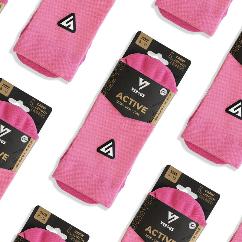 Versus Active Crew Tab Sock - Classic Pink