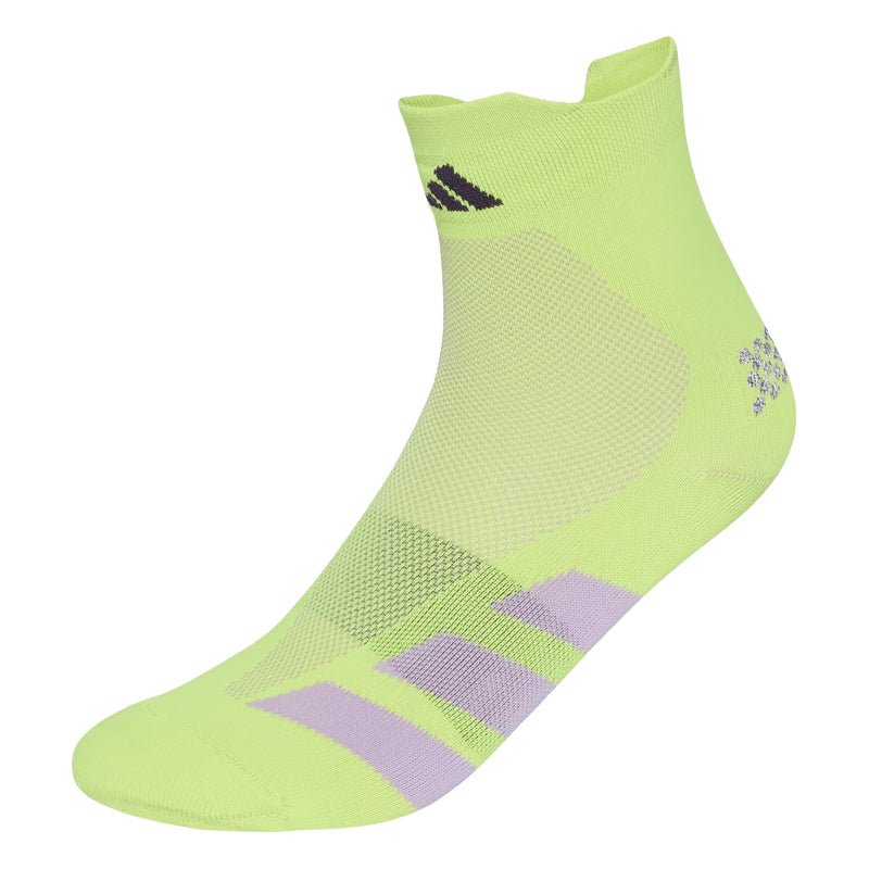 Adidas adizero Quarter Running Sock - solar yellow/aurora/plum