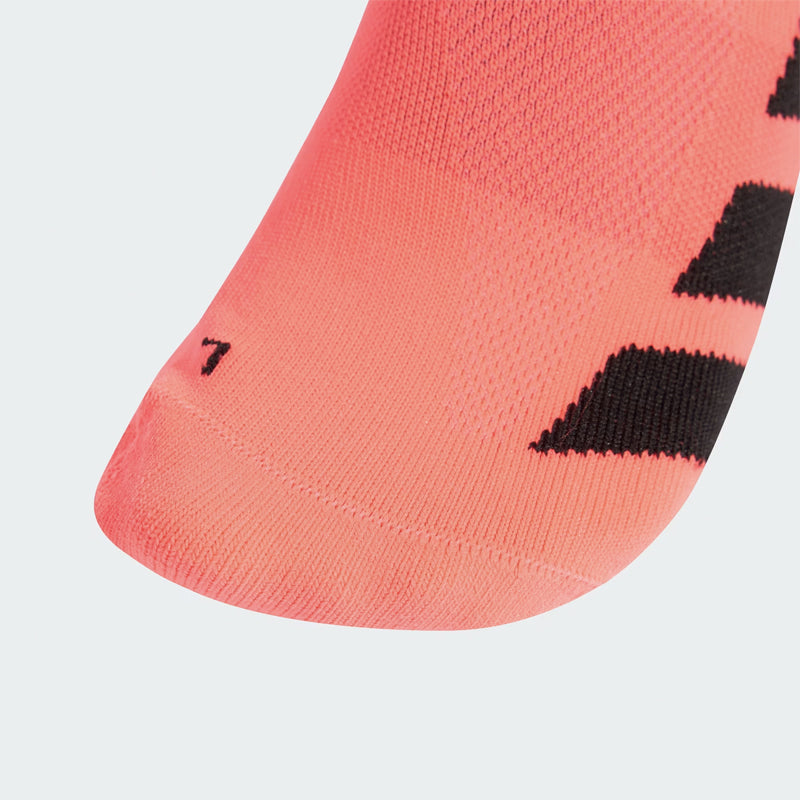 Adidas adizero Quarter Running Sock - Solar Turbo/black