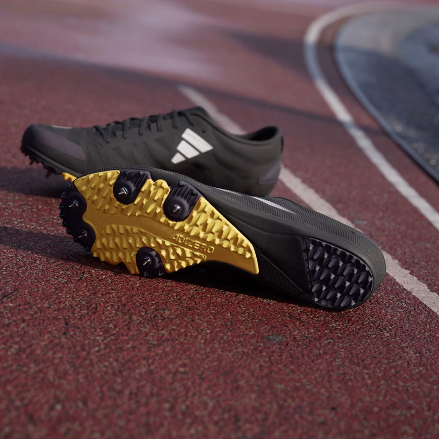 adidas adizero XCS Unisex Cross Country Spike - Core Black/Zero Metalic/Spark