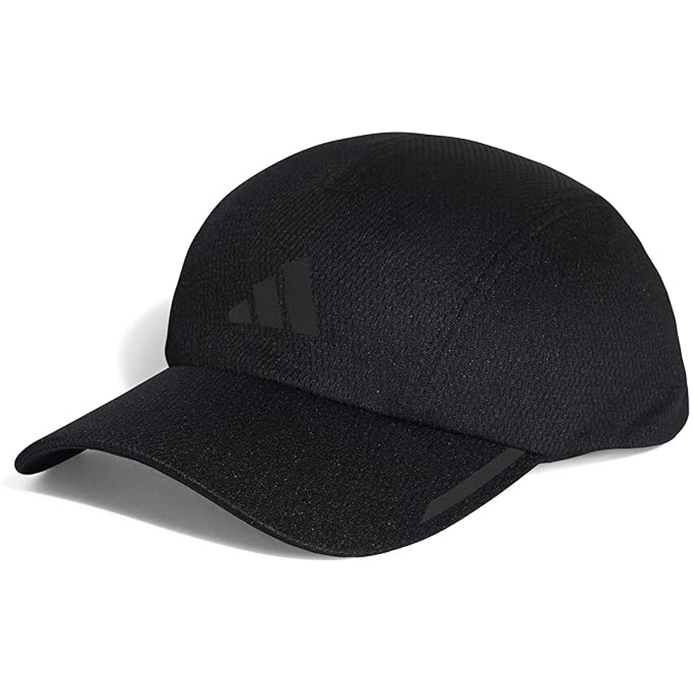 adidas Aeroready Four-Panel Mesh Men's Running Cap - Black/Black Reflective