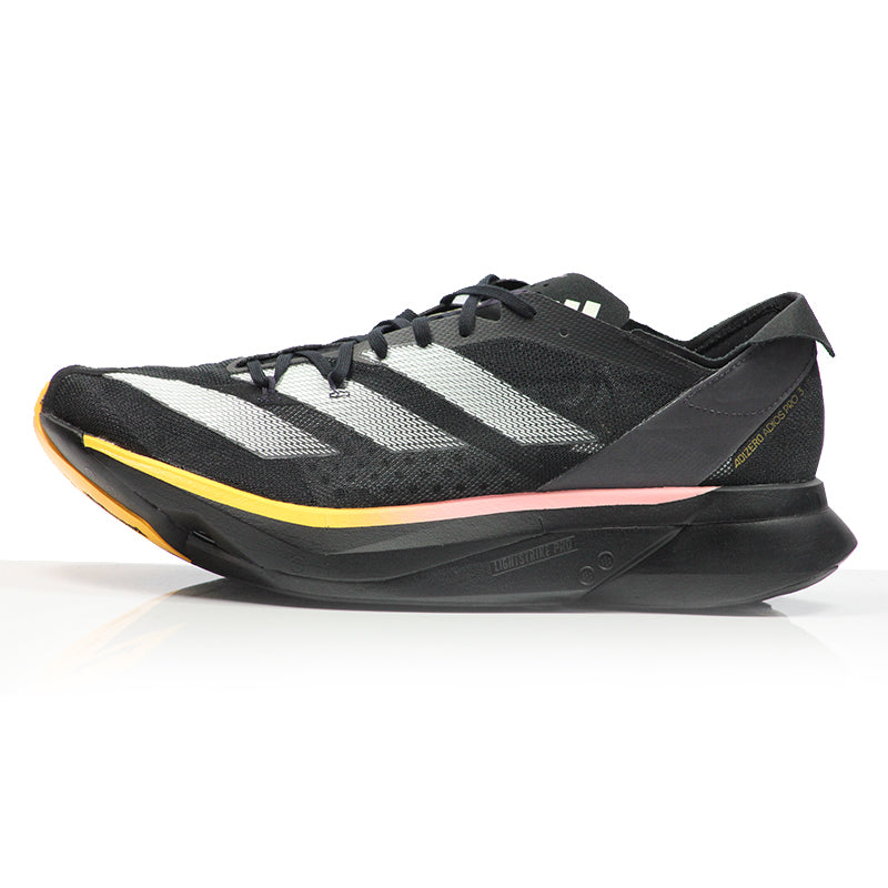 adidas Adizero Adios Pro 3 Women's Running Shoe - Core Black/Zero Metallic/Spark
