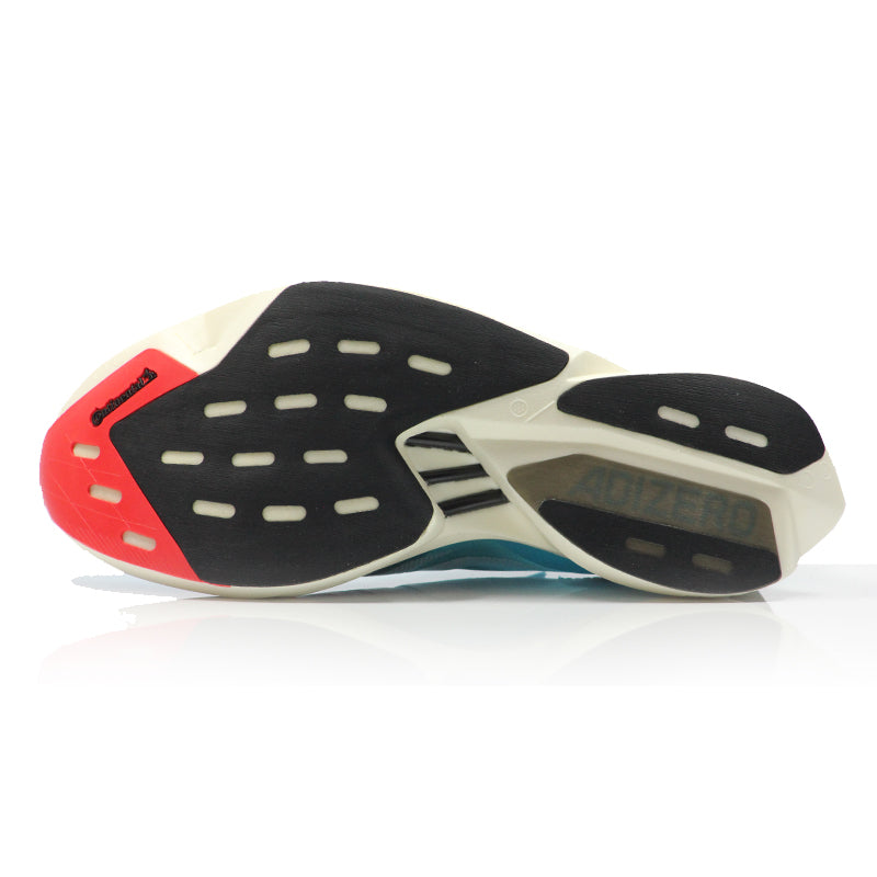 adidas Adizero Adios Pro 3 Unisex Running Shoe - Lucid Cyan/Cloud White/Bright Red