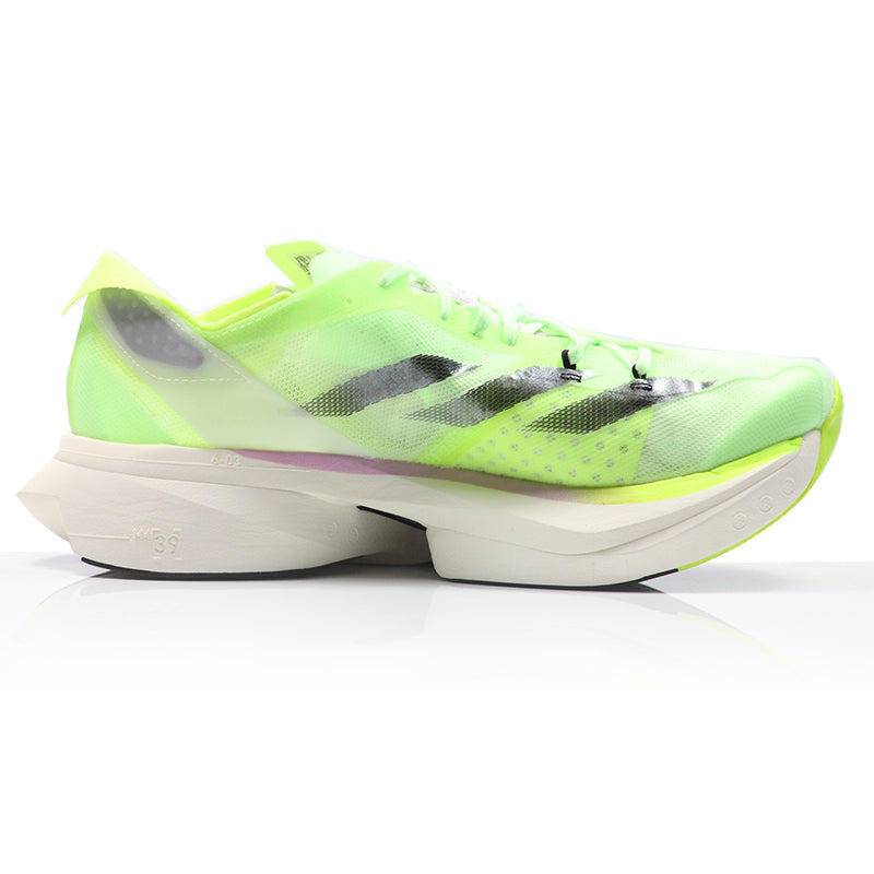 adidas Adizero Adios Pro 3 Unisex Running Shoe - Green Spark/Aurora Met/Lucid Lemon