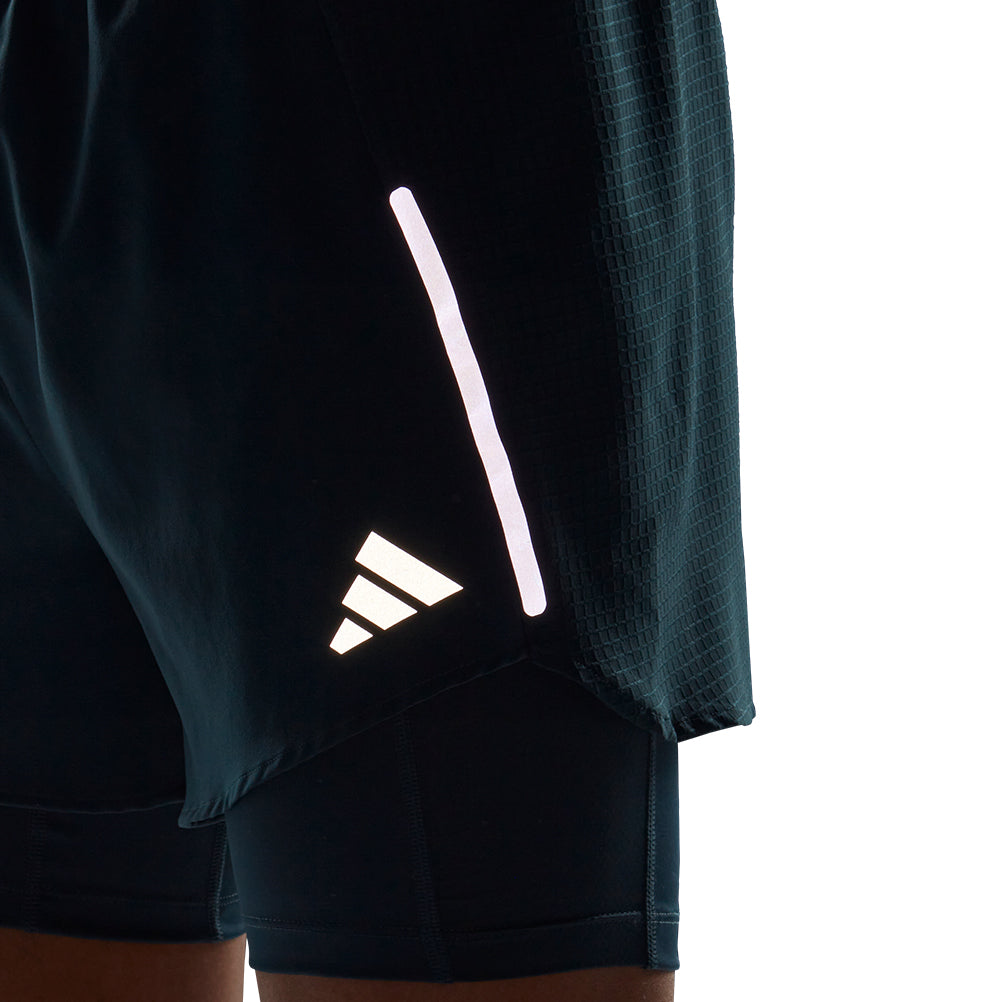 Adidas Designed 4 Running 2in1 5inch Men's Running Short - Arctic Night