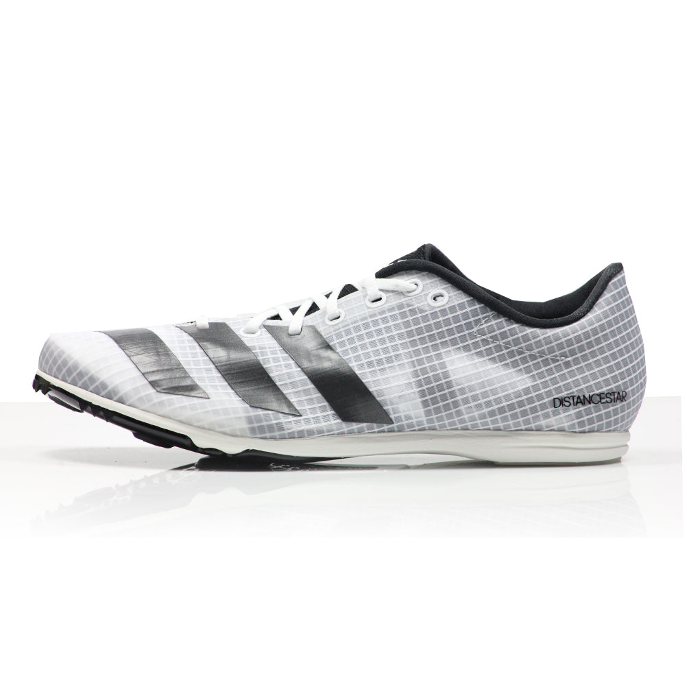 adidas Distancestar Men's Track Spike - Cloud White/Night Metallic/Core Black