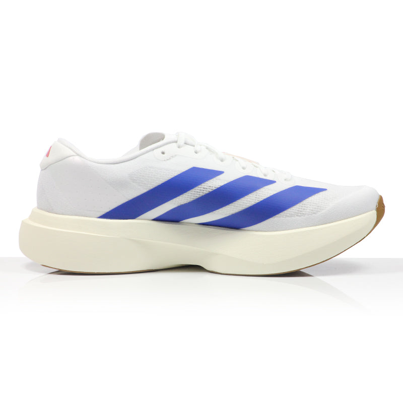 adidas Adizero Evo SL Men's Running Shoe - Cloud White/Royal Blue/Pure Ruby