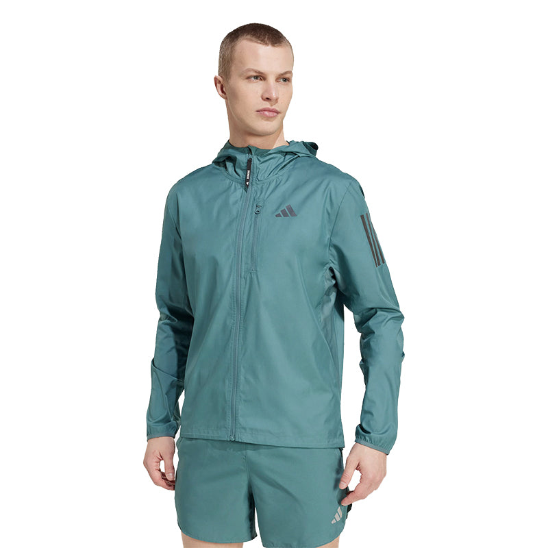 Adidas Own The Run Men's Running Jacket - Preloved Teal