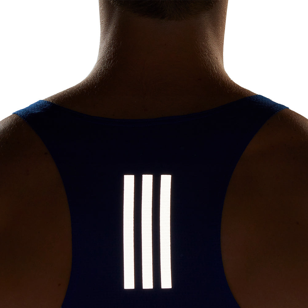 adidas Own the Run Men's Running Singlet - Team Royal Blue