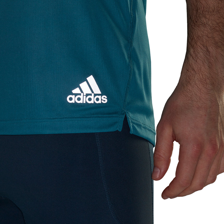 adidas Run It Short Sleeve Men's Running Tee - Arctic Fusion