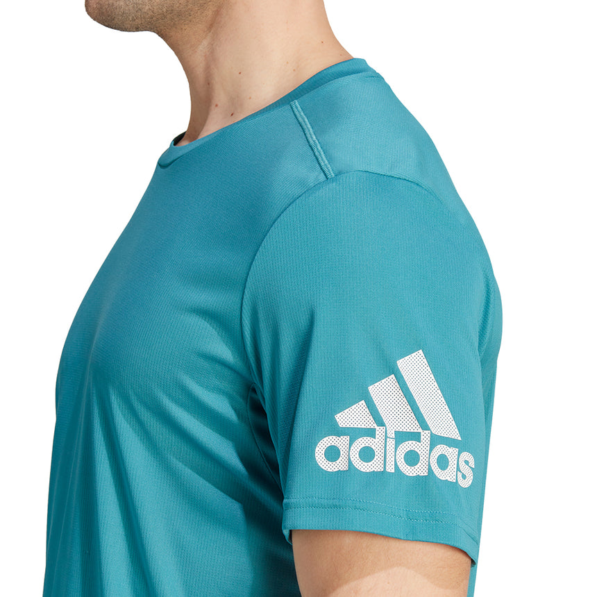 adidas Run It Short Sleeve Men's Running Tee - Arctic Fusion