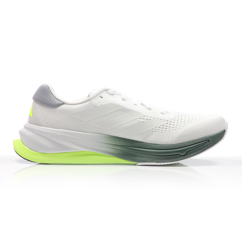 adidas Supernova Solution Men's Running Shoe - White/Zero Metalic/Lucid Lemon