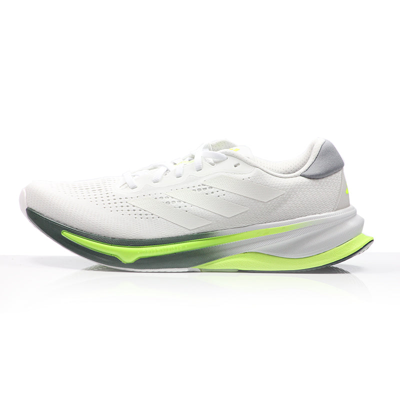 adidas Supernova Solution Men's Running Shoe - White/Zero Metalic/Lucid Lemon