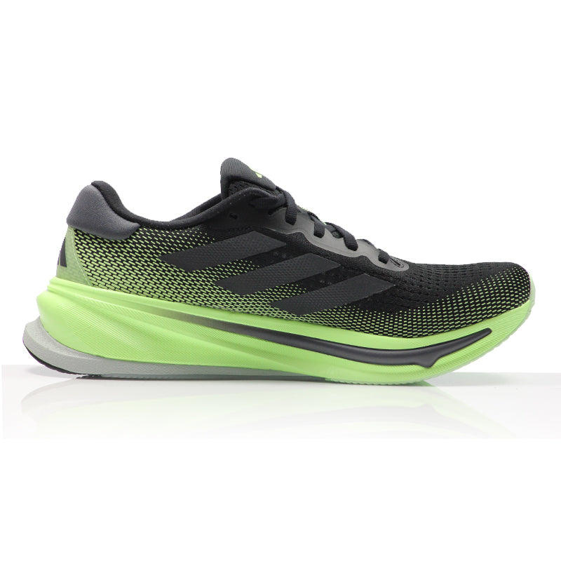adidas Supernova Rise Men's Running Shoe - Core Black/Grey Five/Green Spark