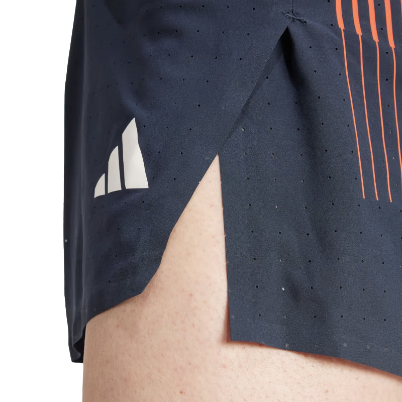 adidas Adizero Team GB Men's Split Running Short - Legend Ink