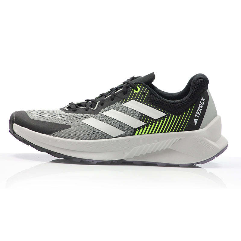 adidas Terrex Soulstride Flow Men's Trail Shoe - Wonder Silver/Crystal White
