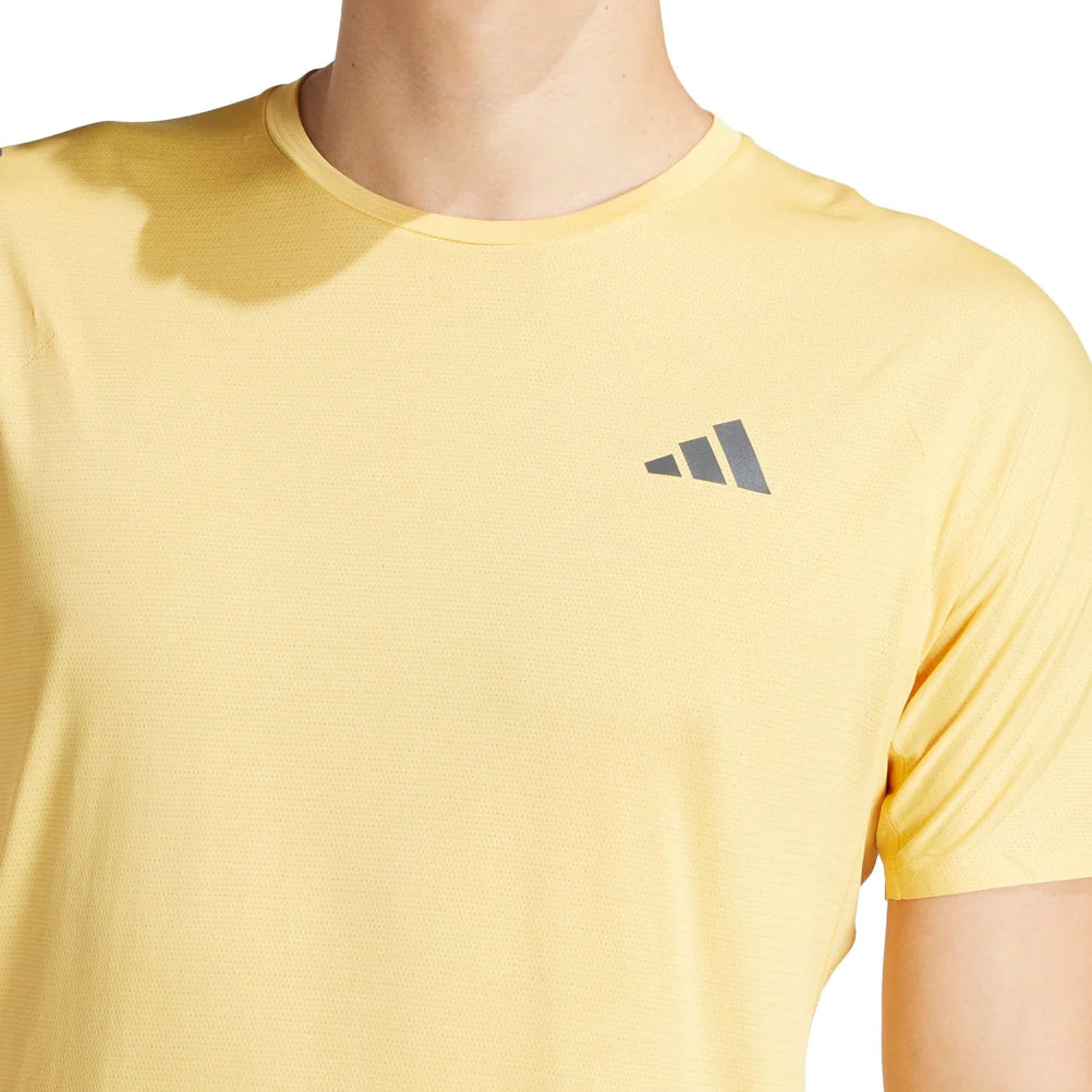 adidas Adizero Men's Running Short Sleeve Tee - Semi Spark