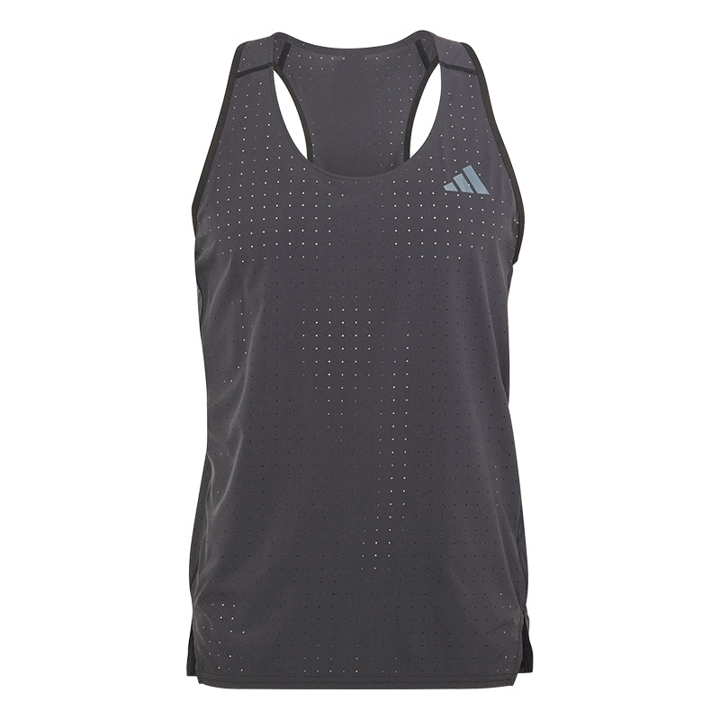adidas Adizero Men's Running Singlet - Black