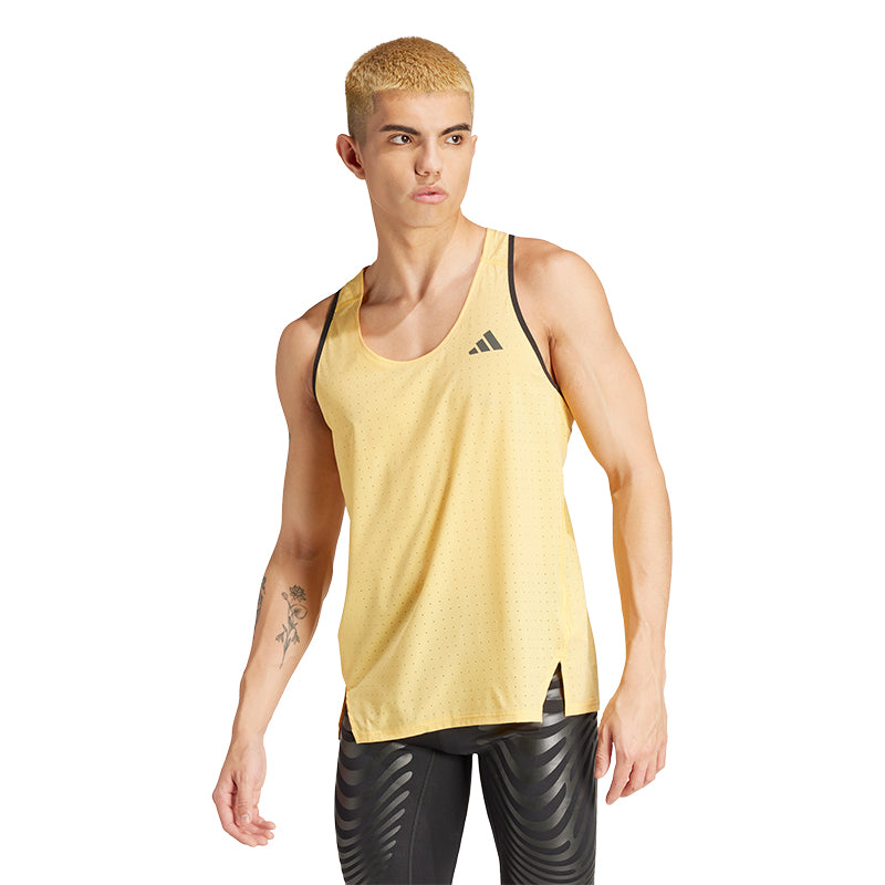 adidas Adizero Men's Running Singlet - Semi Spark