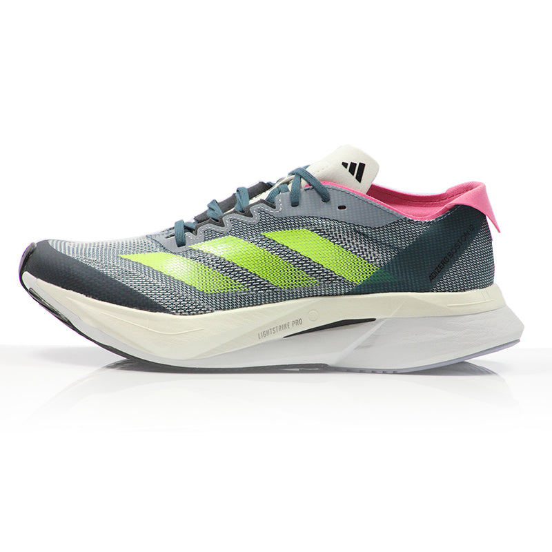 adidas Adizero Boston 12 Men's Running Shoe - Wonder Blue/Lucid Lemon/Carbon