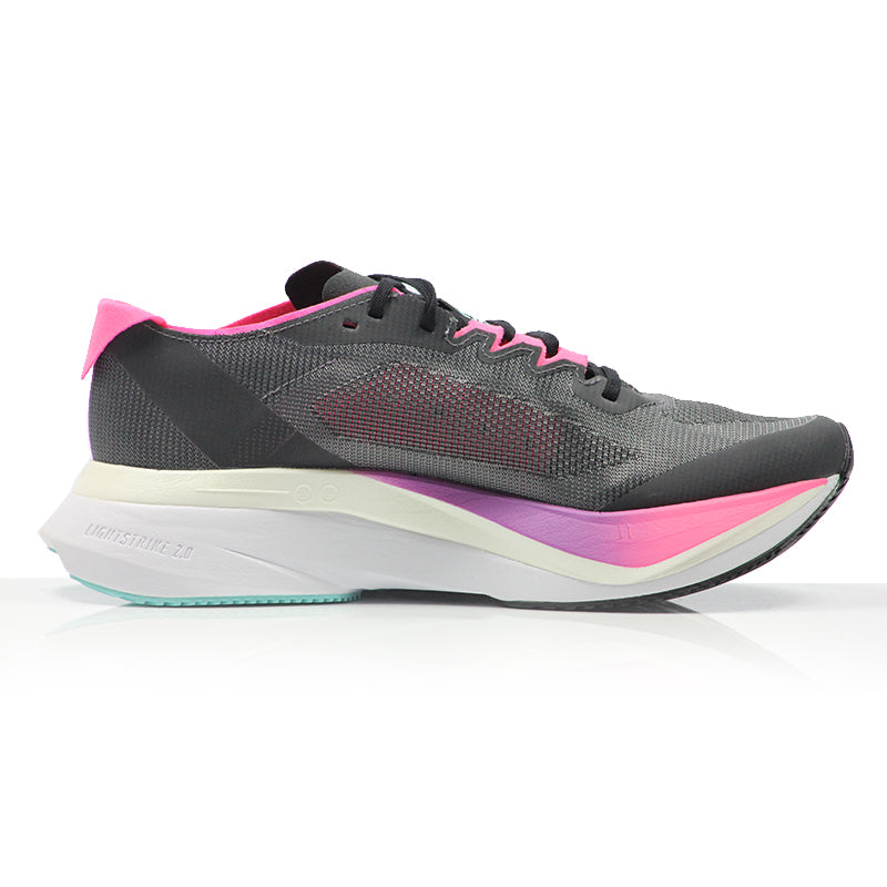 adidas Adizero Boston 12 Women's Running Shoe - Grey Five/Crystal Jade/Lucid Pink
